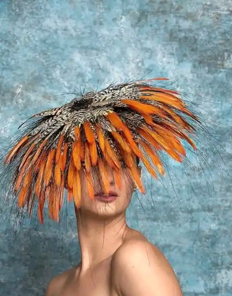 Bold Fashionistas Statement Feather Hat.