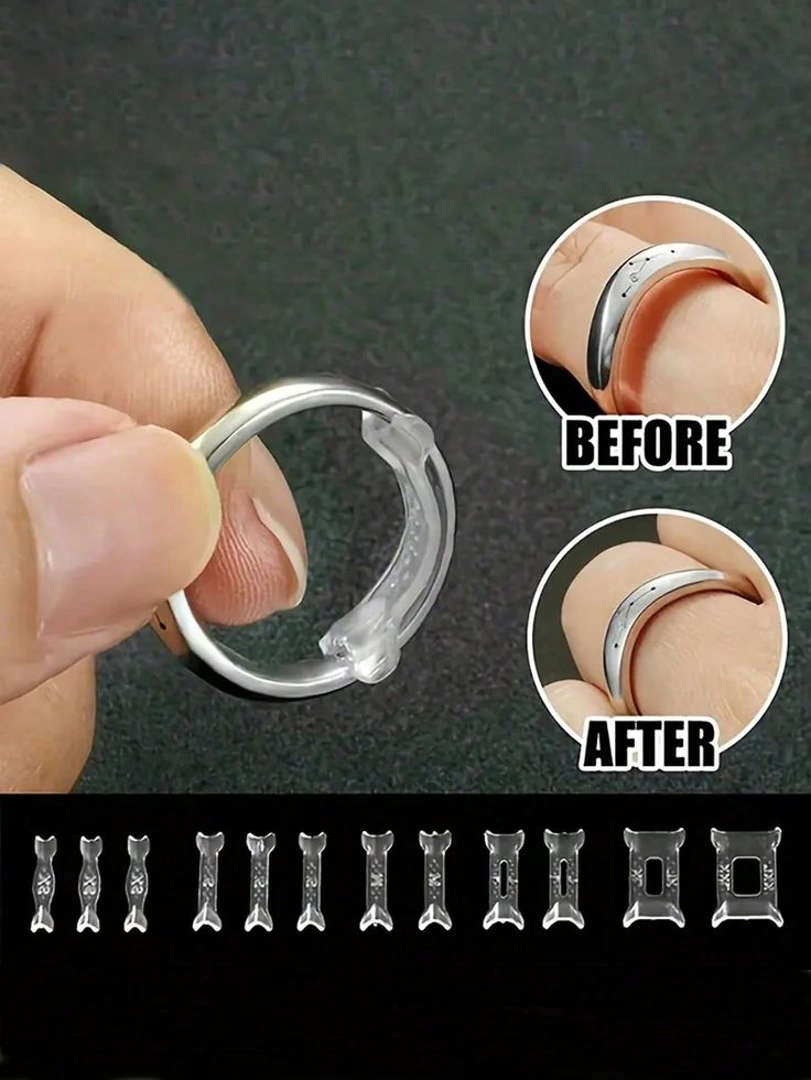 finger holding ring guard with multiple ring sizers