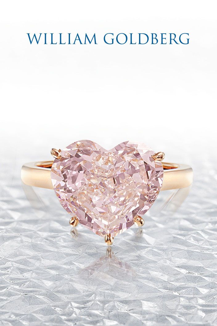 Heart Pink Diamond Ring