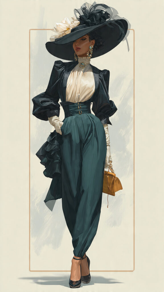 artist rendering of Modern fashion