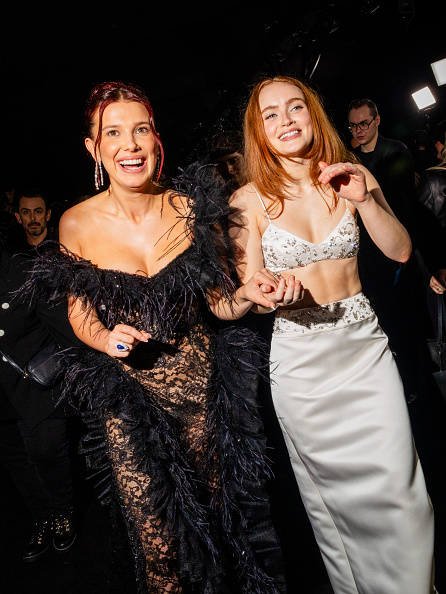 Millie Bobby Brown and Sadie Sink Wow in Gorgeous Red Carpet Attire at ‘Stranger Things’ Season 5 Premiere