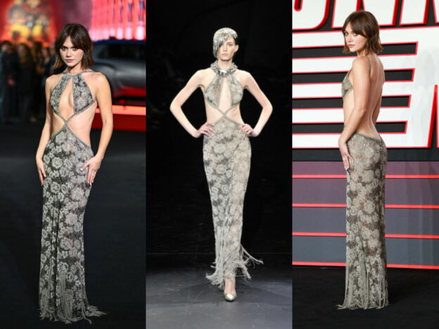 From Red Carpet to Runway: Emilia Jones in Giorgio Armani Privé Backless Gown Sizzles at ‘The Running Man’ London Premiere