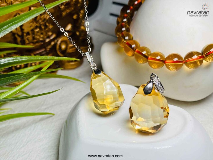 Citrine stone jewelry