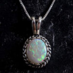 Opal jewelry pendant