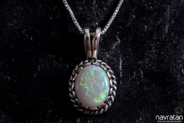 Opal jewelry pendant