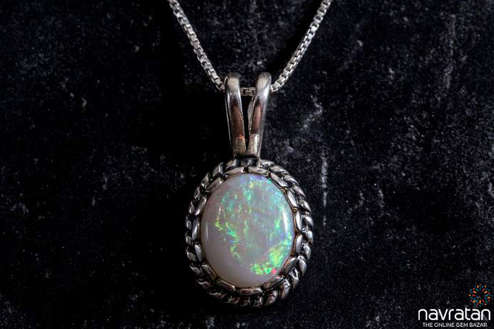 Opal jewelry pendant