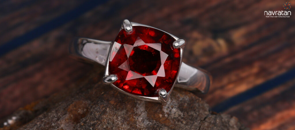 Gomed stone ring 
