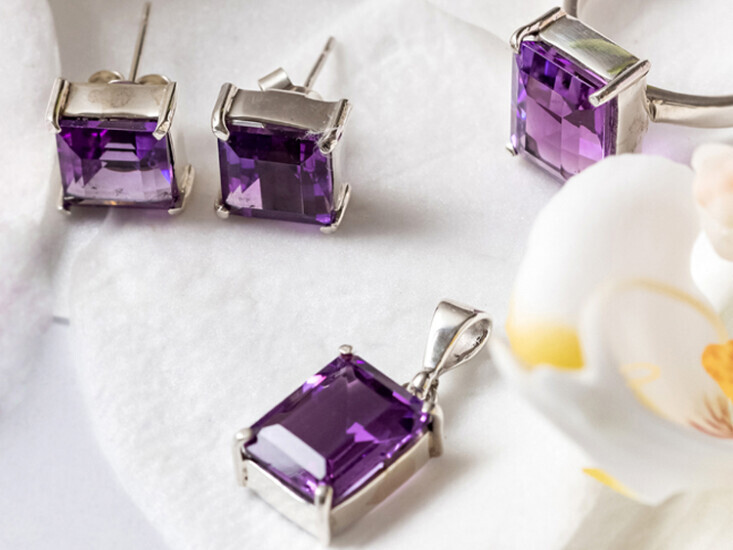 Amethyst stone jewelry