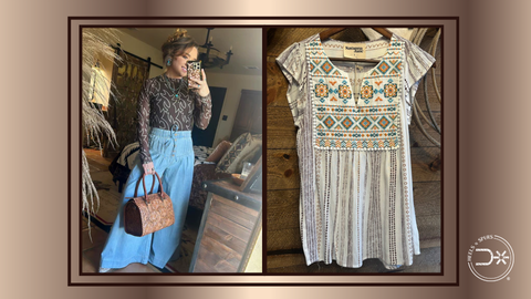 fall western bohemian-inspired dresses