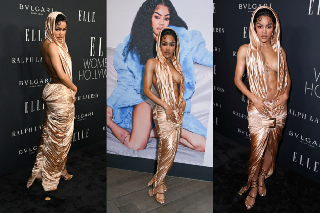 Teyana Taylor Shines in Balmain at ELLE’s 2025 Women in Hollywood