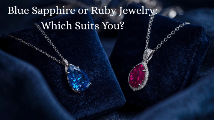 Blue Sapphire or Ruby Jewelry: Which Suits You? | Fashonation