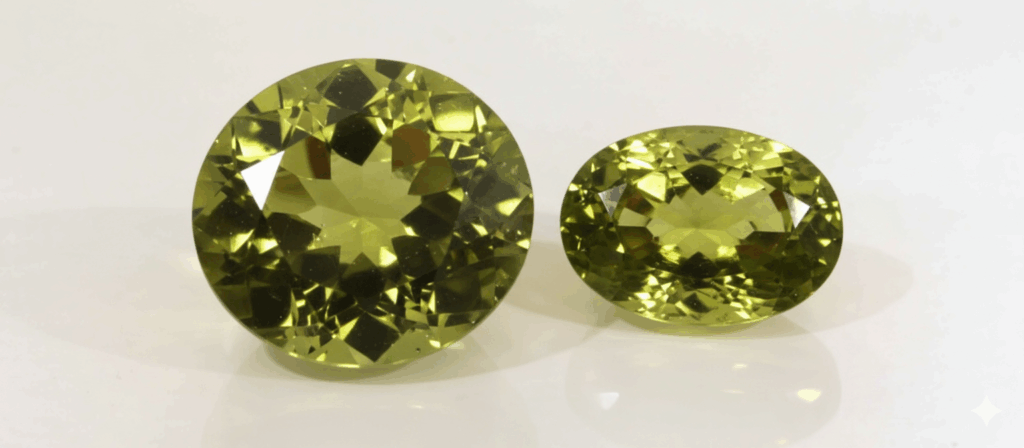 Peridot stones
