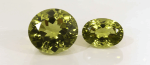 Peridot stones