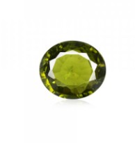Oval Peridot stone