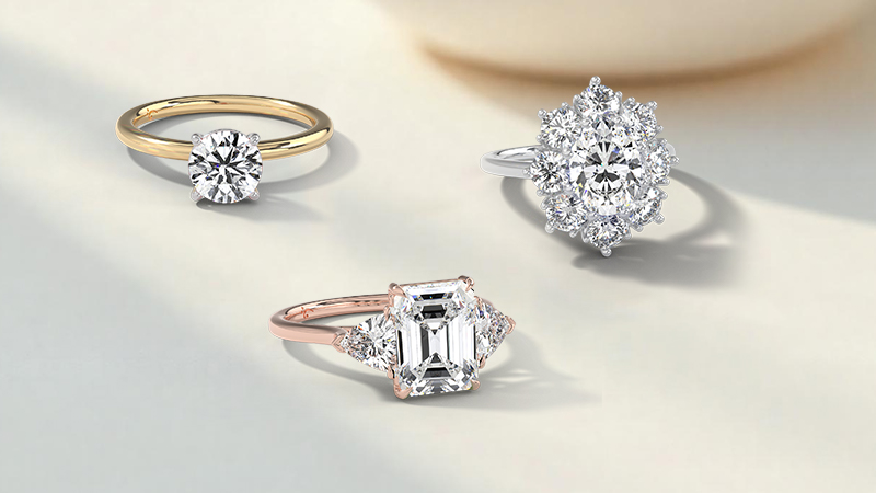 Lab Diamond Engagement Rings Styles