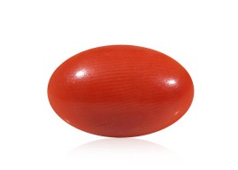 Red Coral stone oval