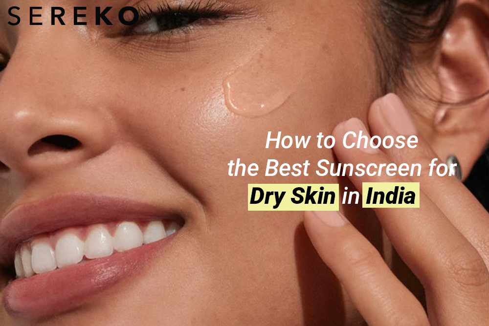 Model using sunscreen for dry skin in india