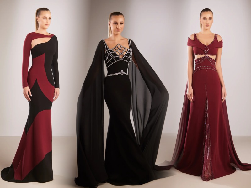 REVERIECOUTURE BY ABED YASSINE FALL WINTER - red and black