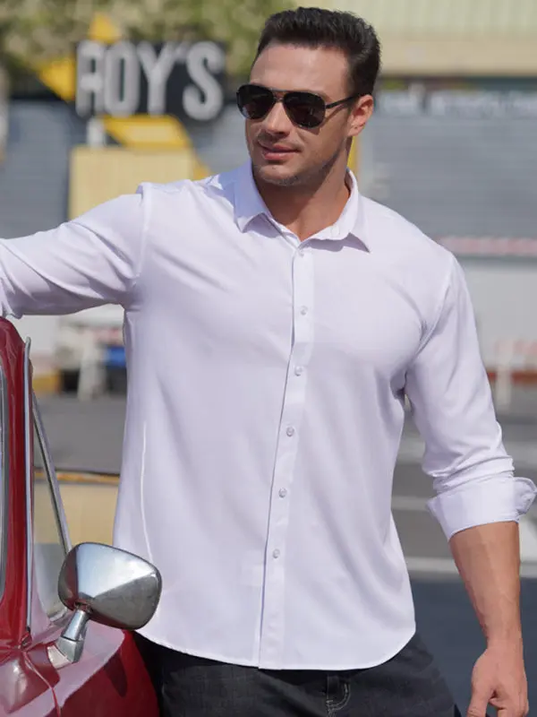 mens casual shirts pink