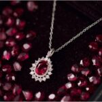 A ruby pendant necklace