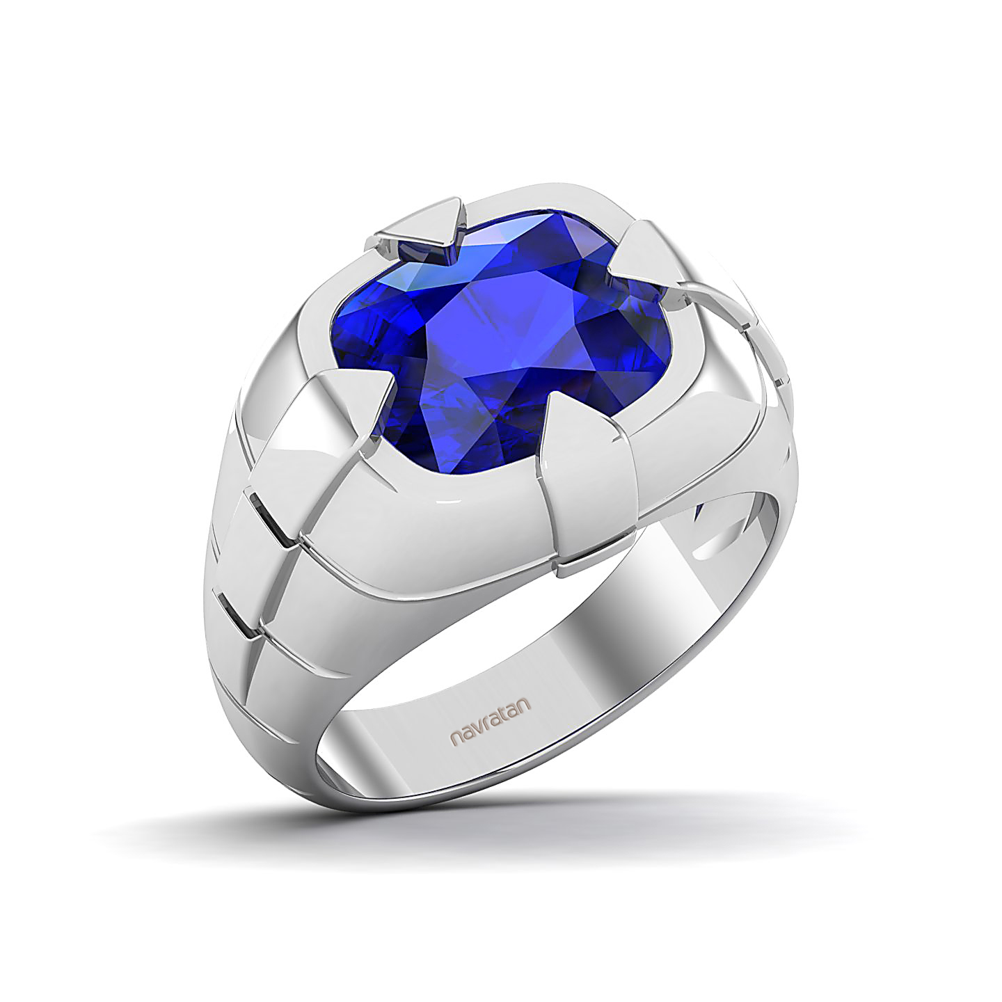 Blue sapphire rings for men