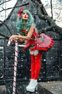 14 Stunning Candy Cane Outfit You Can Try This Christmas